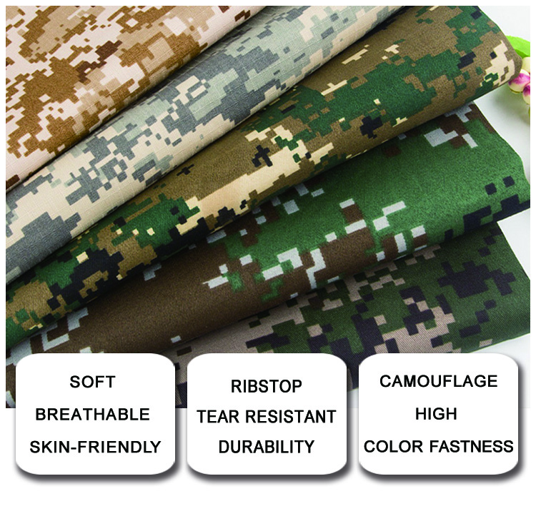 Tela de camuflaje militar Fabricante de tela impresa de poliéster 1000D